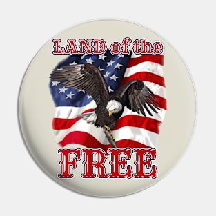 Land of the Free Pin