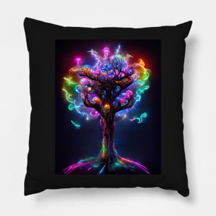 A Wishing Tree of Life and Dreams Pillow