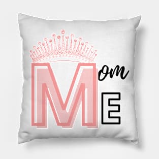 Mother's Day Pink Crown Pillow