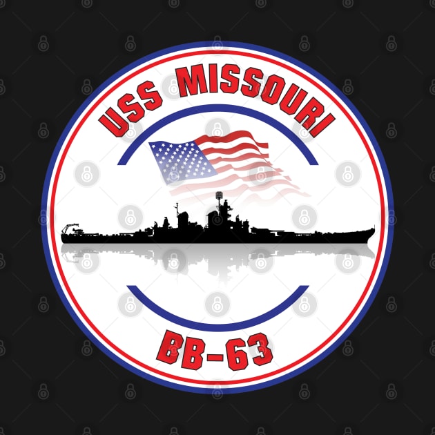 USS Missouri BB-63 by darkside1 designs
