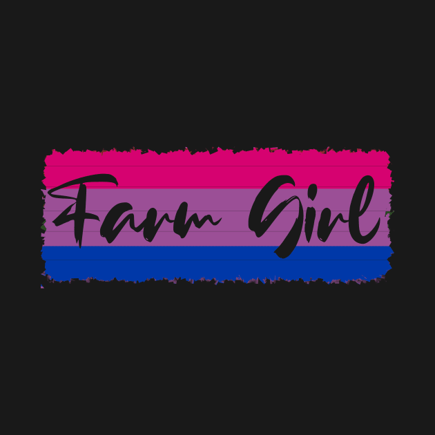 Bi Flag Farm Girl by LochNestFarm