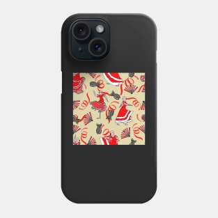 flamenco dancing flamingos Phone Case