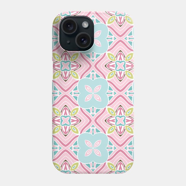 Colorful Oriental Rug Mandala Boho Pattern Phone Case by jodotodesign