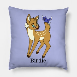 Deer Birdie Pillow