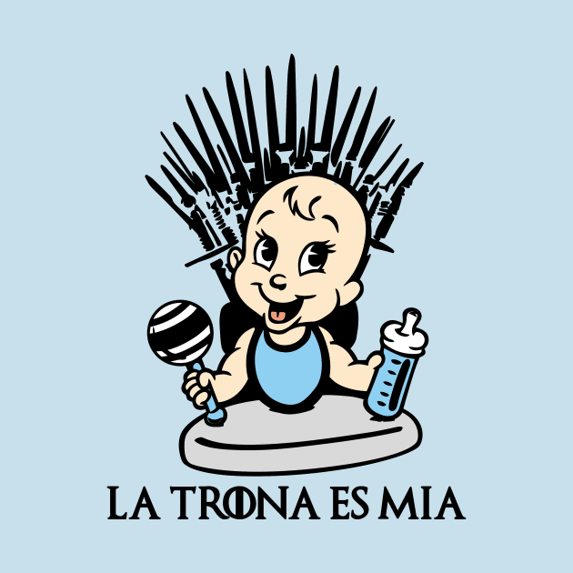 La trona es mía (versión niño). by Yolanda84