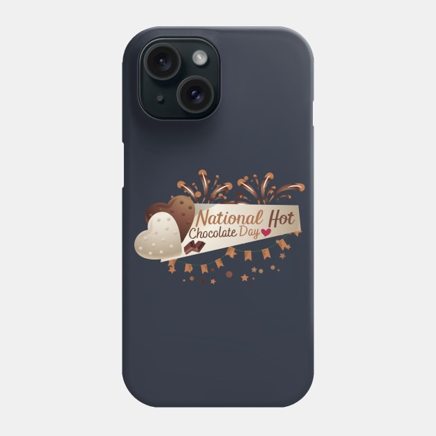 National Hot Chocolate Day - 31 January Phone Case by Magnificent Butterfly