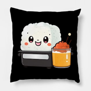 kawaii bento sushi T-Shirt cute  funny Pillow