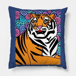 Patty Tiger Wild Animals Pillow