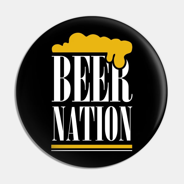 Beer Nation Pin by MZeeDesigns