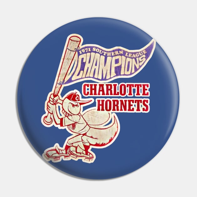 Charlotte Hornets Baseball Pin by Kitta’s Shop