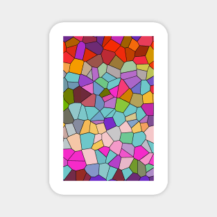 colored triangles iPhone case Magnet