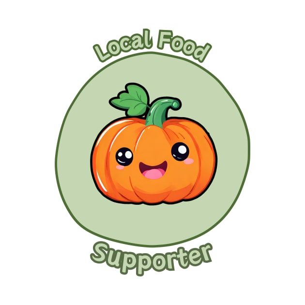 Local Food Supporter - Pumpkin by Craftix Design