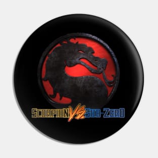 Scorpion vs Sub Zero team Mortal Kombat Pro Kompetition Pin