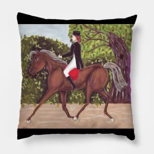 Dressage Horse English Style Riding Pillow