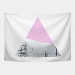 Pink Pylons Tapestry