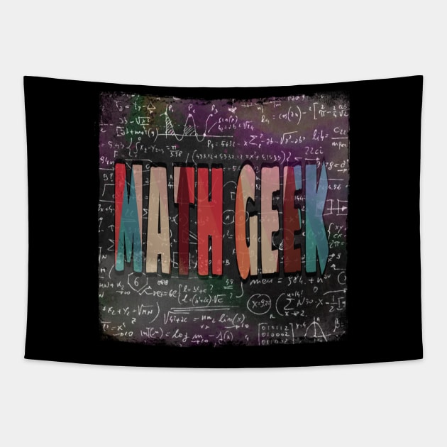 Math geek Tapestry by CreakyDoorArt