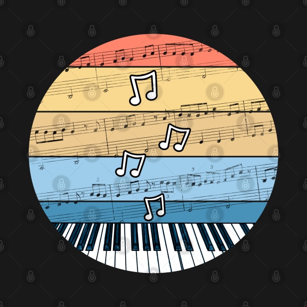 Piano Music Notation Pianist Musician by doodlerob