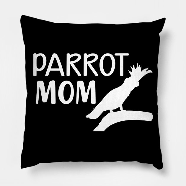 Parrot Mom Pillow by KC Happy Shop