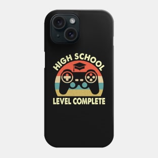 High School Graduation Level Complete Video Gamer Phone Case