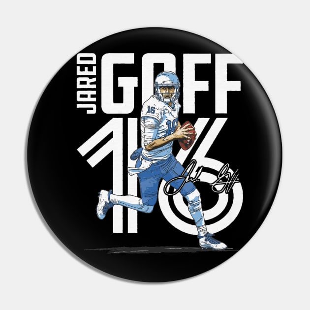 Jared Goff Detroit Inline Pin by ClarityMacaws