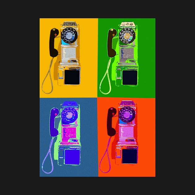 1970s telephone Pop art by dltphoto