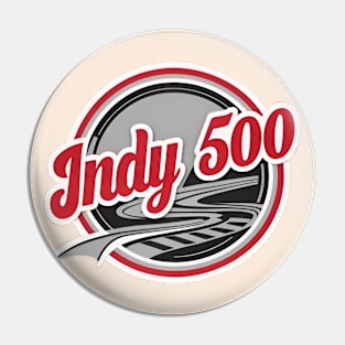 Indy 500 Race Day - Motorsport Design style Pin