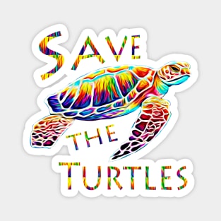 Save The Turtles Magnet