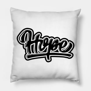 hope hand lettering Pillow