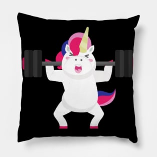 Weightlifting Unicorn- Pillow