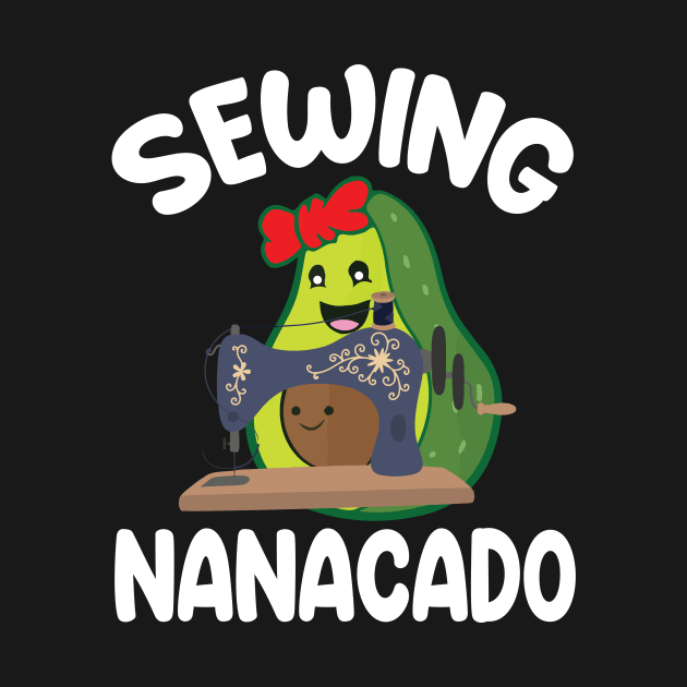 Avocados Hugging Together Happy Sewing Nanacado Grandma Nana by bakhanh123
