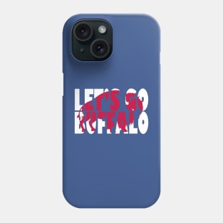 Let's Go Buffalo! Red Buffalo Phone Case