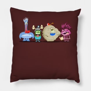 AHHH MONSTERS BRUNCH GANG Pillow