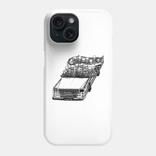 Skeletons crocodile Phone Case