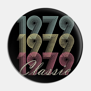 41th Birthday Gift Vintage 1979 41 Years Old Classic Pin