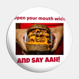 Open your mouth and say AAH! Pin