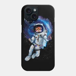 Astronaut space cat Phone Case