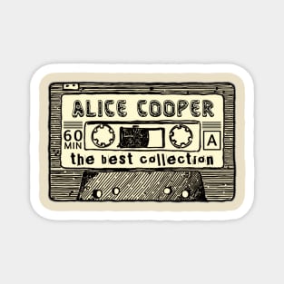 Alice Cooper cassette Magnet