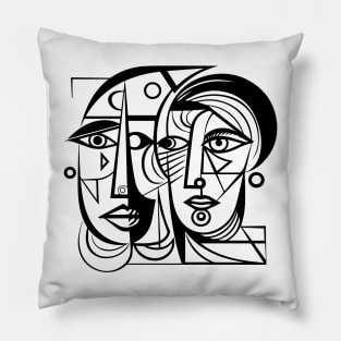 Cubist Woman Pillow