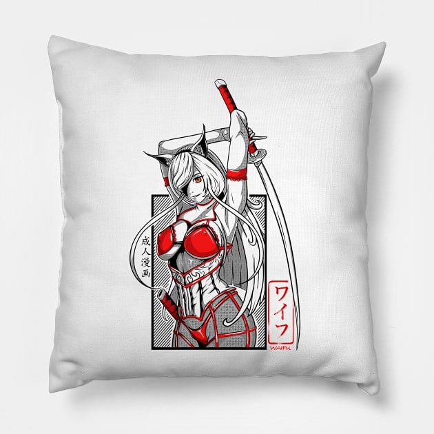 Katana Hot Waifu Pillow by Meca-artwork