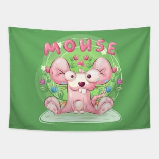 Sweet Baby Mouse Tapestry