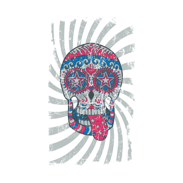 Download Funny Skull Red Blue - Funny Skull - Maschera | TeePublic IT