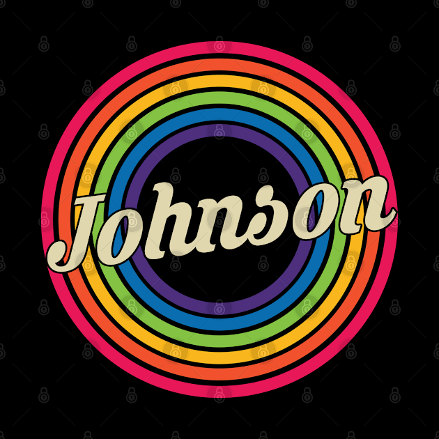 Johnson - Retro Rainbow Style by MaydenArt