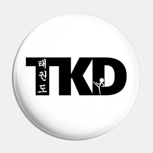 Taekwondo Korean Symbols TKD Pin