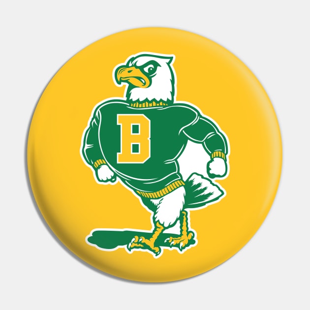 Brockport Golden Eagles Mascot Pin by Carl Cordes