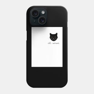 Cat Mama Cat Design White Phone Case