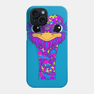 Colorful Ostrich Phone Case