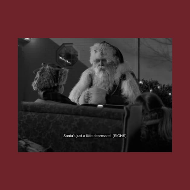 Depressed Santa by PlanetWeirdPod