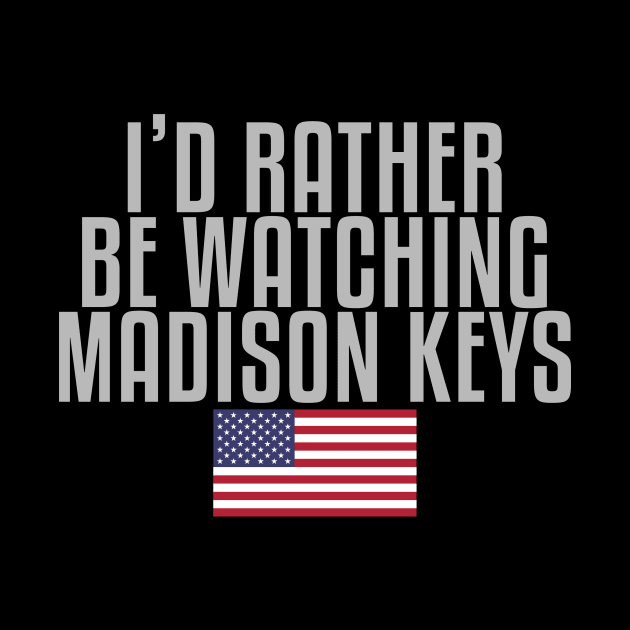 I'd rather be watching Madison Keys by mapreduce