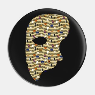 Masquerade (Shape) Pin