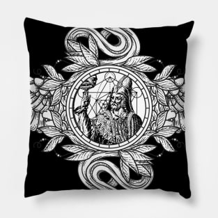 Hermes Trismegistus - Hermetic Hermeticism Alchemy Occult Thoth Pillow